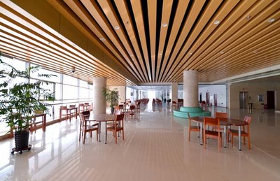 吉林醫藥學院圖書館內裝- 福建省五建裝修裝飾工程公司